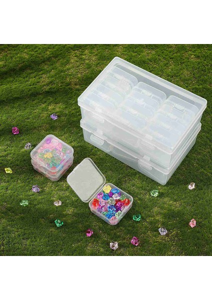 24 Adet Küçük Boncuk Organizatör Boncuk Kutusu Depolama Organizatör Elmas Sanat Kapları Aksesuar Depolama 2 Adet Menteşeli Kapaklı (Yurt Dışından) indirimleri
