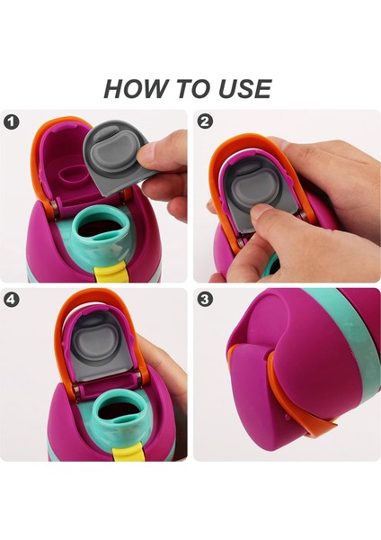 6 Adet Su Şişesi Kapağı Ağız Tıpası Aksesuarları Owala 19/24/32/40OZ Kapak Sızdırmazlık Contası Silikon Tıpa (Yurt Dışından) indirimleri