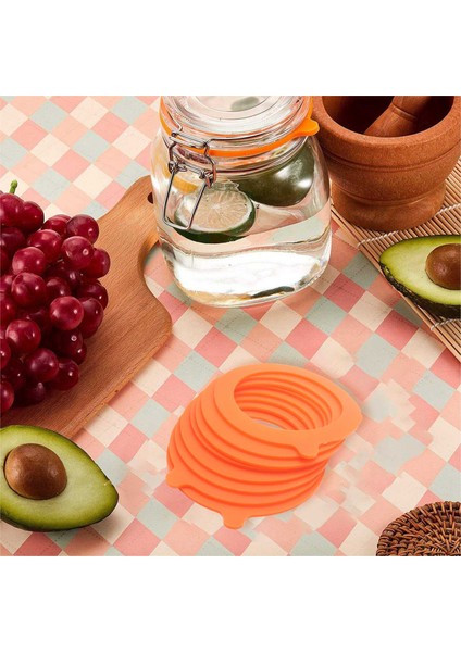 Cam Kavanozlar Için Kauçuk Contalar, Silikon Contalar Konserve Contaları Konserve Kavanoz Için Hava Geçirmez Sızdırmazlık Kapakları Halkaları Değiştirin (Yurt Dışından) modelleri