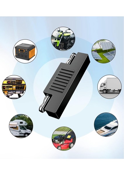 Sae Konnektörü Sae'den Sae'ye Polarite Ters Hızlı Bağlantı Kablosu Fiş Adaptörü Güneş Paneli Akü Şarj Cihazı Için-5'li Paket (Yurt Dışından) indirimleri