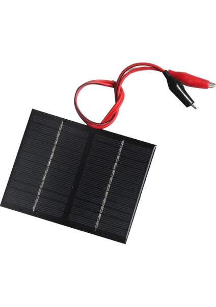 Küçük Elektrikli Ev Aletleri Için Klipsli Şarj Akü Sistemi Polikristalin Güneş Paneli ile 12V 1.5W Güneş Paneli (Yurt Dışından)
