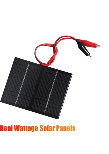 Küçük Elektrikli Ev Aletleri Için Klipsli Şarj Akü Sistemi Polikristalin Güneş Paneli ile 12V 1.5W Güneş Paneli (Yurt Dışından) fiyatları