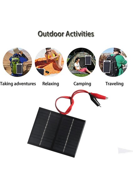 Küçük Elektrikli Ev Aletleri Için Klipsli Şarj Akü Sistemi Polikristalin Güneş Paneli ile 12V 1.5W Güneş Paneli (Yurt Dışından) fırsatları