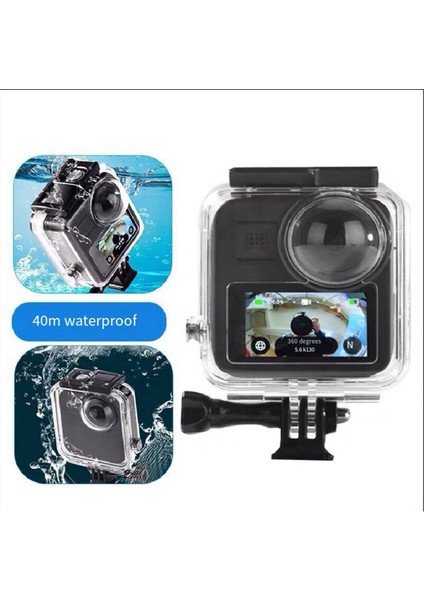 Gopro Max Su Geçirmez Dalış Muhafazaları Kabuk Koruyucu Kapak Kutusu Go Pro 360 Panoramik Kamera Dalış Kılıfı (Yurt Dışından) fiyatları