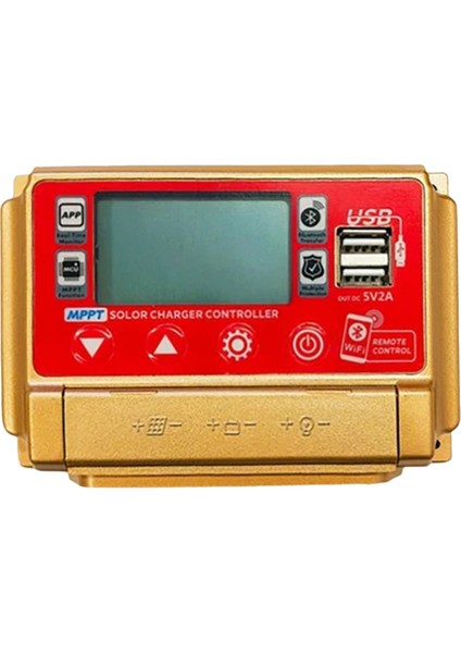 12/24V Mppt Güneş Şarj Kontrol Cihazı Wifi Bluetooth Güneş Paneli Pil Akıllı Regülatör 30A (Yurt Dışından)
