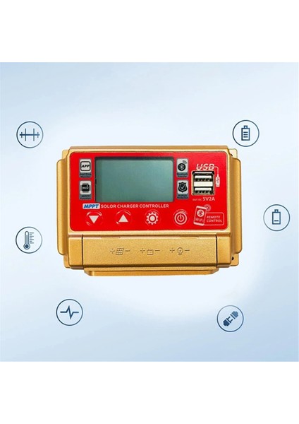 12/24V Mppt Güneş Şarj Kontrol Cihazı Wifi Bluetooth Güneş Paneli Pil Akıllı Regülatör 30A (Yurt Dışından) fiyatları