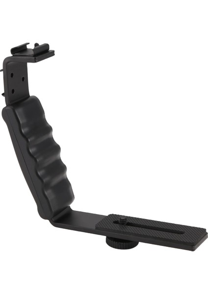 Fotoğraf Flaş Video Kamera Tutacağı L Sapı 2 Standart Yan Sıcak Yuvası Tutucuyu Dslr'ye Monte Edin (Yurt Dışından) modelleri