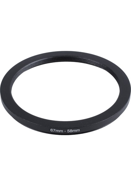 67MM-58MM 67MM Ila 58MM Siyah Adım Aşağı Halka Adaptörü Kamera Için (Yurt Dışından)