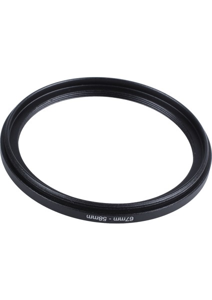 67MM-58MM 67MM Ila 58MM Siyah Adım Aşağı Halka Adaptörü Kamera Için (Yurt Dışından) fiyatları