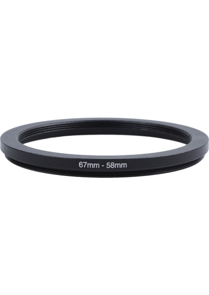 67MM-58MM 67MM Ila 58MM Siyah Adım Aşağı Halka Adaptörü Kamera Için (Yurt Dışından) fırsatları