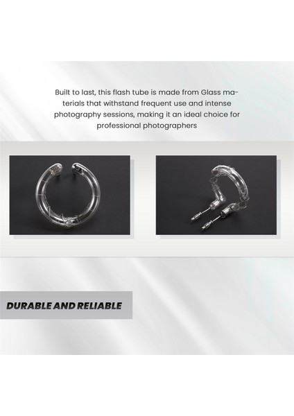 Godox SK400/SK400/SP400/DP400/300D/400D/GS400/Q5300/05400/TC400 Flaş Için 400WS Profesyonel Flaş Tüpü (Yurt Dışından) fiyatları