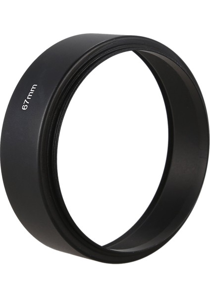 Canon Nikon Pentax Sony Olympus Için 67MM Montajlı Standart Metal Lens Parasoleyi (Yurt Dışından)