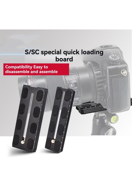 120MM Kamera Montajı Hızlı Çıkarma Plakası Standart 1/4 Inç Vida Hızlı Çıkarma Plakası Djı Ronin Sc Için (Yurt Dışından) modelleri