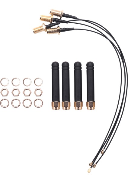 Lora Anten 868-915MHZ, U.fl Ipex Sma Konnektör Pigtail Anten 3dbi Wifi ESP32 Lora Modülü ve Nesnelerin Interneti Için 4 Adet (Yurt Dışından)