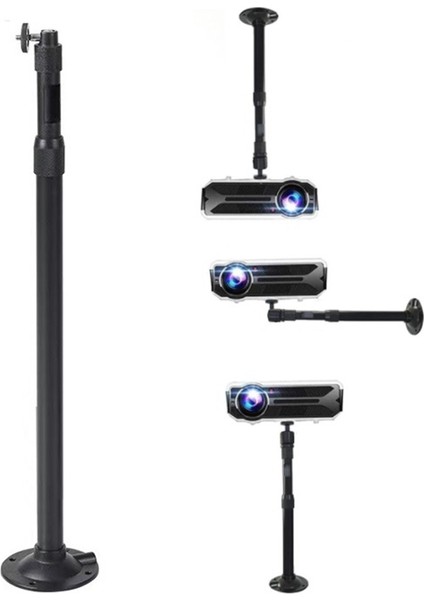 Evrensel Projektör Tavan Montajlı Projektör Duvar Montajlı Kamera Projektör Askısı 360° Dönebilen Projektör Tutucu, M6 (Yurt Dışından) modelleri