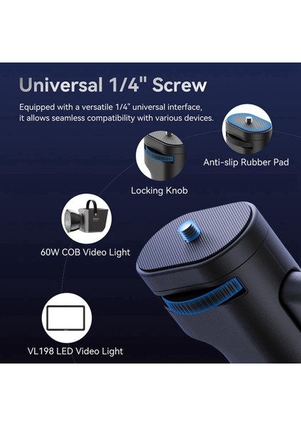 Ulanzi LA03 Işık Standı Montaj Adaptörü Hızlı Montaj Düğmesi ile Kamera, LED Işık, Monitör ile Uyumlu (Yurt Dışından) indirimleri