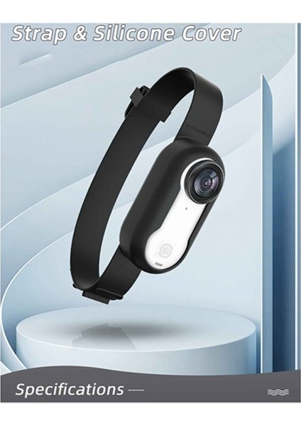 Sunnylıfe INSTA360 Go3 Go 3s Kamera Spor Genişleme Bağlama Silikon Koruyucu Kılıf Montaj Bilek Kayışı Sırt Çantası Kayışı A (Yurt Dışından) fırsatları