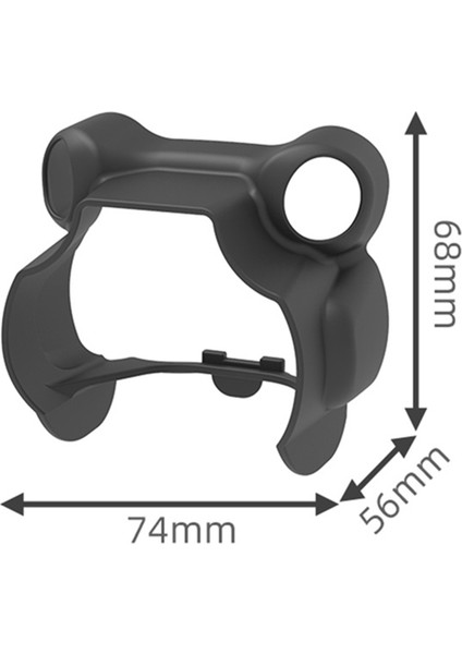 Sunnylıfe Mini 4 Pro Lens Başlığı Gimbal Koruma Parlama Önleyici Lens Güneş Kılıfı Çok Işlevli Aksesuarlar, Gri (Yurt Dışından) modelleri