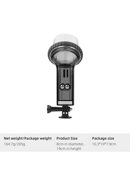 Sualtı Dalış Su Geçirmez Muhafaza Kılıfı Djı Osmo Pocket 2 Sabitleyici Yüzdürme Yüzen Çubuk Aksesuarı (Yurt Dışından) fiyatları