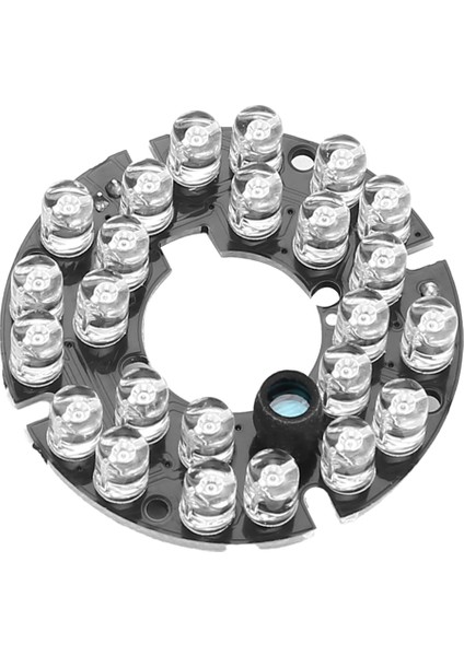 Cctv Kamera 10MIL 90 Derece Kırmızı 5mm 24 LED Ampul Ir Kızılötesi Lamba Kartı (Yurt Dışından) fiyatları