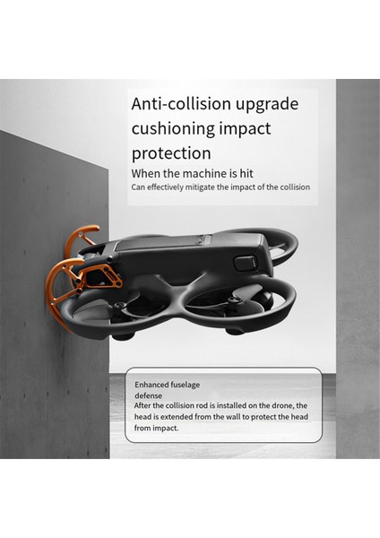 Djı Avata2 Traverser Aksesuarları Uçuş Gövdesi Lens Çarpışma Koruma Halkası Için Çarpışma Önleyici Koruma Çubuğu (Yurt Dışından)