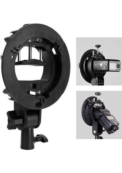 Bowens Montaj Tutucusu Için S Tipi Braket Speedlite Flaş Snoot Softbox Için S Tipi Braket Tutucu (Yurt Dışından) fırsatları