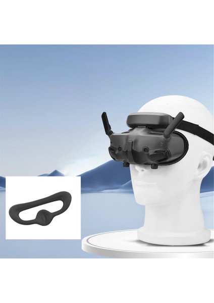 Djı Goggles 2/3 Göz Maskesi Silikon Ped Gözlük Kaymaz Rahat Mat Djı Avata 2 Drone Için Işık Sızıntısını Önler (Yurt Dışından) modelleri