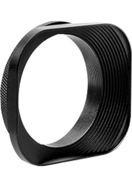 52MM Kalibre Slr Mikro-Tek Lens Parasoley Kare Alüminyum Alaşımlı Lens Parasoley Sony, Canon, Nikon, Fujifilm Kameralar Için Siyah (Yurt Dışından)