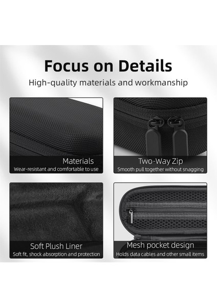 Taşıma Çantası Kamera Seyahat Koruyucu Taşıma Saklama Çantası Askılı Karabina Osmo Pocket 3 Aksesuarları (Yurt Dışından) fırsatları