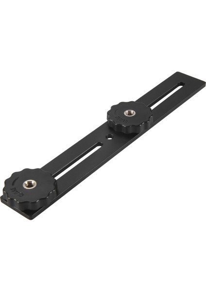 Inç Çift Flaşlı Kamera Montaj Tripod Braketi 1/4 Vida ile 3D Stereoskopik Fotoğrafçılık Için Dslr Kamera Aksesuarları (Yurt Dışından)