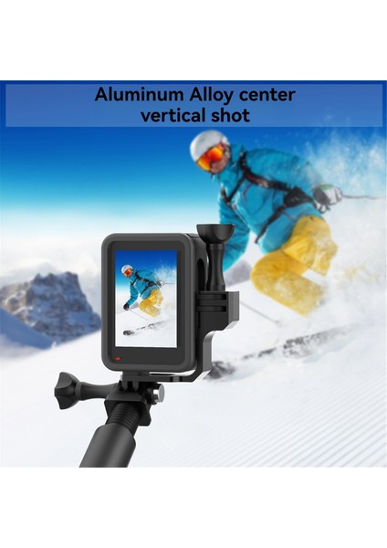 Gopro Hero 12 11 10 9 8 7 Action 4 3 Selfie Çubuğu Montaj Adaptörü Için Action Kamera Dikey Kol Braketi (Yurt Dışından)