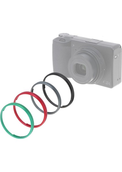 Ricoh gr Iıı GR3X/GR3 Hdf Kamera Alüminyum Alaşımlı Lens Dekorasyon Halkası Kapağı Siyah Için Kamera Lens Halkası (Yurt Dışından) fiyatları