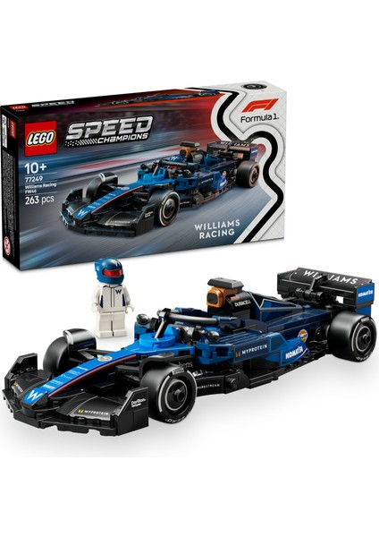 ® Speed Champions Williams Racing FW46 F1® Yarış Arabası 77249 - 10 Yaş & Üzeri Çocuklar için Oyuncak Model Yapım Seti (263 P)