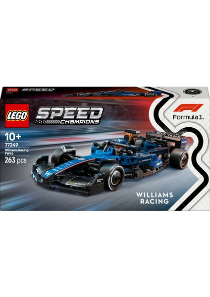 ® Speed Champions Williams Racing FW46 F1® Yarış Arabası 77249 - 10 Yaş & Üzeri Çocuklar için Oyuncak Model Yapım Seti (263 P) modelleri
