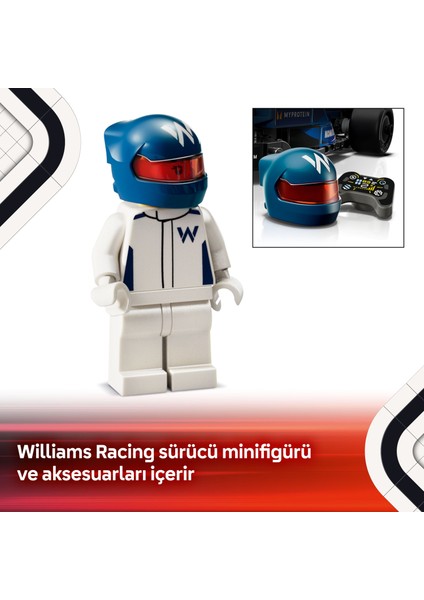 ® Speed Champions Williams Racing FW46 F1® Yarış Arabası 77249 - 10 Yaş & Üzeri Çocuklar için Oyuncak Model Yapım Seti (263 P)