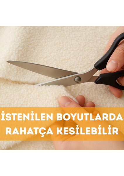 Welsoft Peluş Kumaş Çift Taraflı Yıkanabilir Kesilebilir Koltuk Battaniye Yastık Kaplaması En 180CM fiyatları