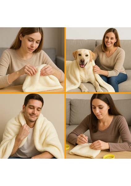 Welsoft Peluş Kumaş Çift Taraflı Yıkanabilir Kesilebilir Koltuk Battaniye Yastık Kaplaması En 180CM modelleri
