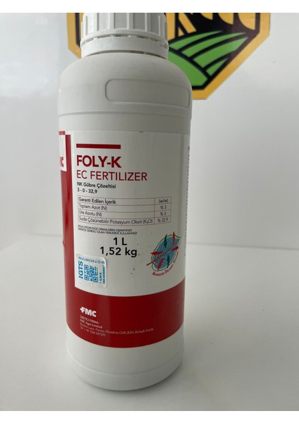 Foly K Sıvı Gübre 1 Litre