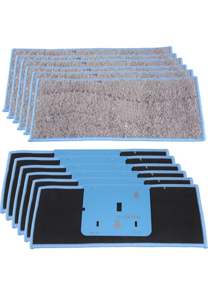 Jet M6 (6110) Wi-Fi Bağlantılı Robot Mop Elektrikli Süpürge Yedek Parçaları Için 12 Adet Temizlik Bezi Aksesuarları (Yurt Dışından)