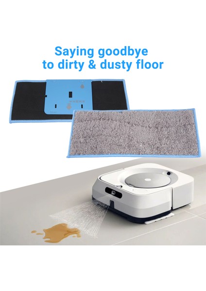 Jet M6 (6110) Wi-Fi Bağlantılı Robot Mop Elektrikli Süpürge Yedek Parçaları Için 12 Adet Temizlik Bezi Aksesuarları (Yurt Dışından) indirimleri