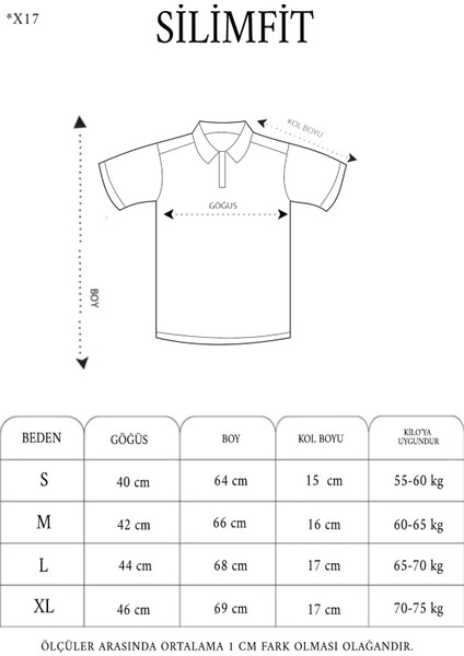 Erkek Yakalı Slim Fit Dokuma Çizgili T-Shirt - Mavi modelleri