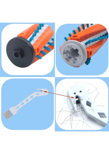 1 Paket Fırça Rulosu Siyah + BSV2020, BSV2020P, BSV2020G Powerseries Extreme Kablosuz Dikey Elektrikli Süpürge (Yurt Dışından) modelleri