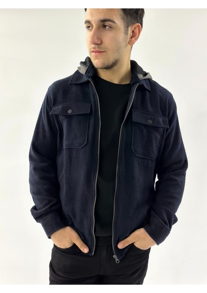 Kapüşonlu Sweat Gömlek