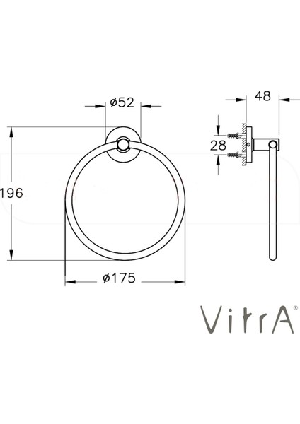 Base 100 A44115 Halka Havluluk, Krom fiyatları