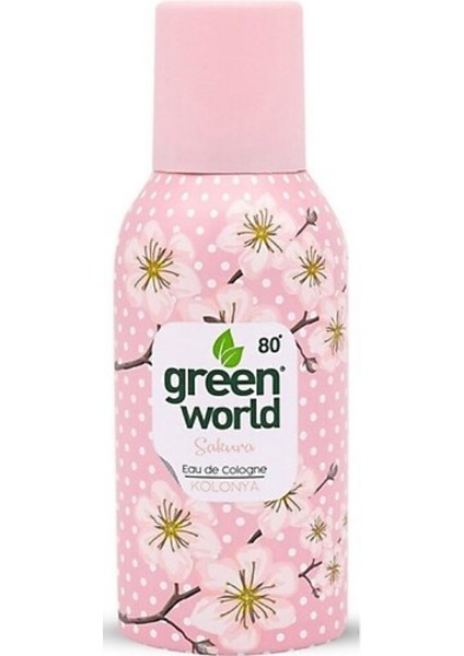 2'li Aerosol Sprey Kolonya (Sakura+Sakura) 80 Derece 150 ml modelleri