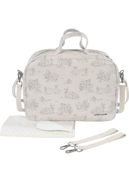 Toile De Jouy Bebek Bakım Çantası Cream