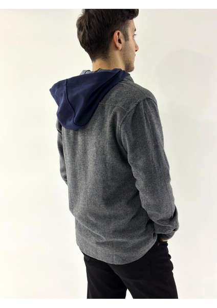 Kapüşonlu Sweat Gömlek modelleri