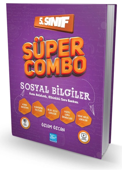 Süper Combo Sosyal Bilgiler 5. Sınıf Soru Kitabı