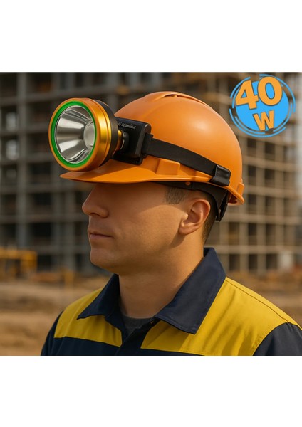 GS-425 Yeni Model Işık Ayarlı Kafa Lambası 40 Watt