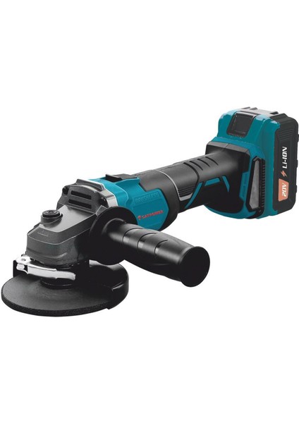 4132 Akülü Avuç Taşlama 20v Li-Ion Akülü Şarj Cihazlı 115 Mm